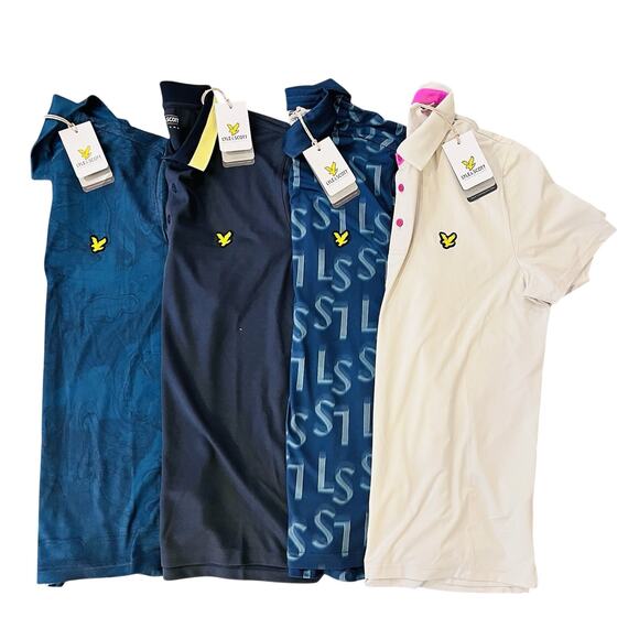 Lot of 4 - Lyle and Scott Golf Polo’s - Picture 1 of 5
